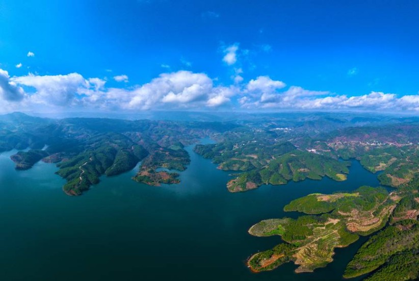 一库清水润昭通——昭通渔洞水库初冬掠影